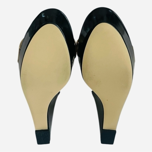 NIB Womens Shoes SHOEDAZZLE MORGANA Open Toe Platform Sandals Ankle Strap Wedges - Picture 11 of 13